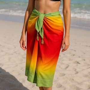 Rima Beachworld Ombre Sarong Wrap – Sunset Vibes